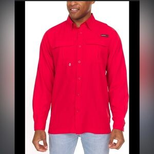 Swiss Alps long sleeve fishing shirt